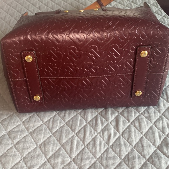 Burberry Small Monogram Leather Triple Stud Belt Bag - Picture 11 of 16